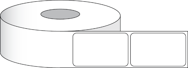 Afbeelding van Papier Hoogglans Etiket 3x5" (7,62 x 12,70 cm) 400 etiketten per rol 2"kern