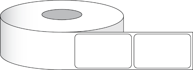 Picture of Paper High Gloss Label 3x5" (7,62 x 12,70 cm) 400 labels per roll 2"core