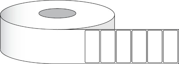 Kağıt Parlak Etiket 3x2,5" (7,62 x 6,35 cm) 800 rulo başına etiketler 2 "çekirdek resmi