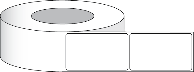 Picture of Paper Matte Labels 3" x 5" (7,62 x 12,7 cm) 500 labels per roll 3" core