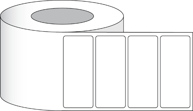 Picture of Paper High Gloss Label 6x2" (15,24 x 5,08 cm) 1250 labels per roll 3"core