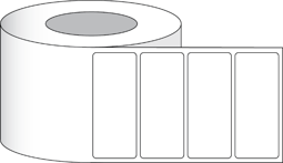 Imagen de Etiquetas de brillo Tuff Coat 6x2" (15,24 x 5,08 cm) 1250 etiquetas por rollo, no perforado