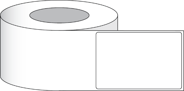 Picture of Poly White Matte Eco Labels 4" x 6" (10,16 x 15,24 cm) 400 labels per roll 3"core