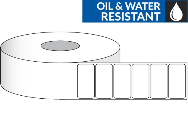 Picture of Paper Matte Label 4x2" (10,16 x 5,08 cm) 1000 labels per roll 2"core