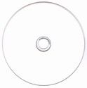 Obraz Pusty dysk DVD TAIYO YUDEN 4,7 GB, 16x, biały na całej powierzchni, do termicznego drukowania retransferowego
