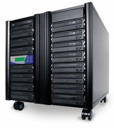 Picture of CD/DVD PREMIUM  Copy tower with 14 CD/DVD-writers & 1 TB HDD