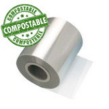 Picture of Cellophane Roll 230 mm width Cellulose bio degradable 