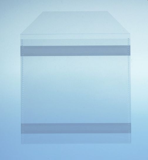 Picture of Polybag transparent med flik och klistermärke på baksidan