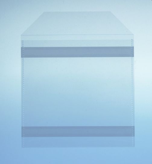 Imagen de Polybag transparent mit Klappe und Rückensticker