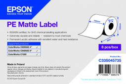 Picture of PE Matte Label - Continuous Roll: 102mm x 55m