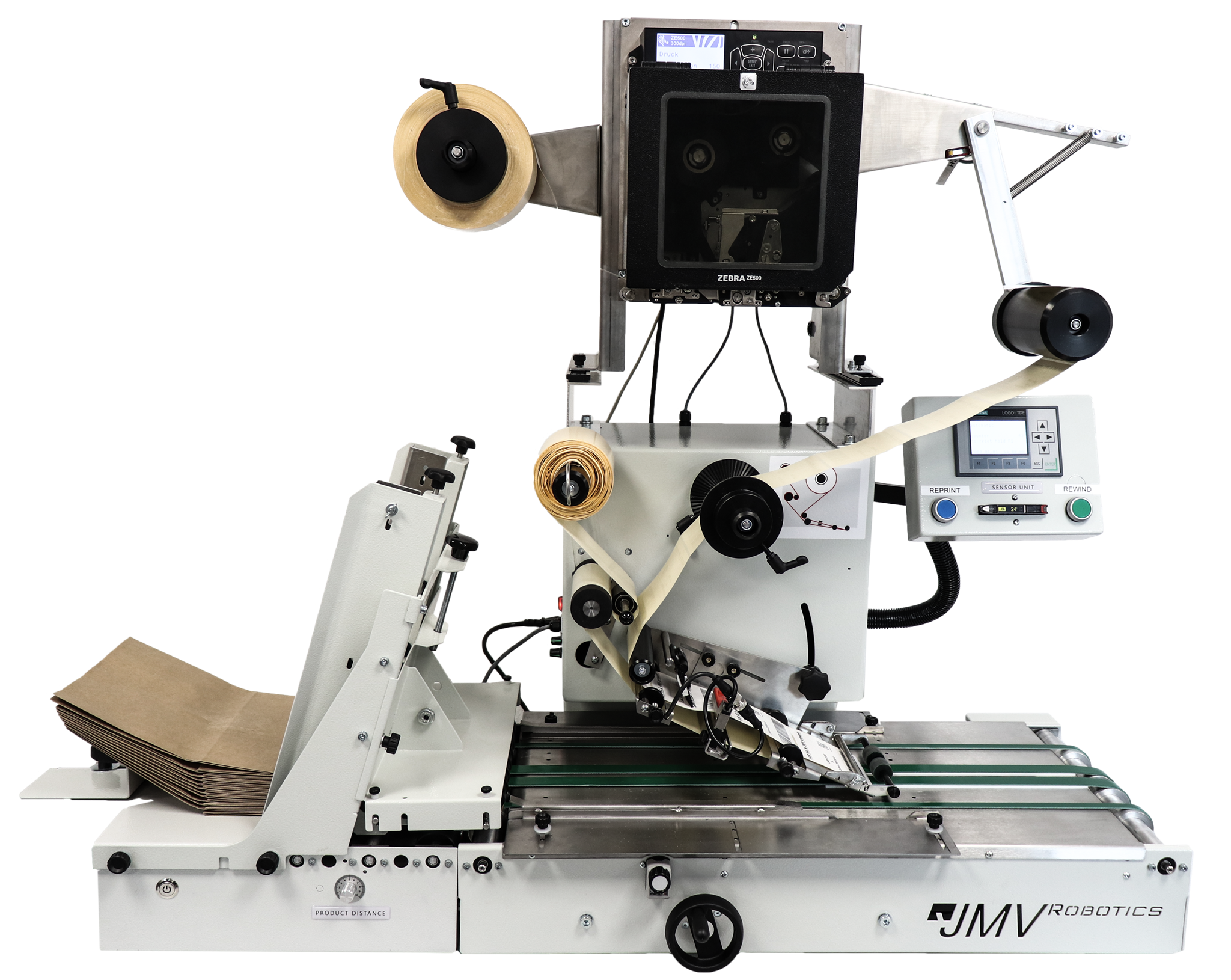 Image de Etiqueteuse automatique LAB510S avec imprimante thermique ZEBRA ZE500