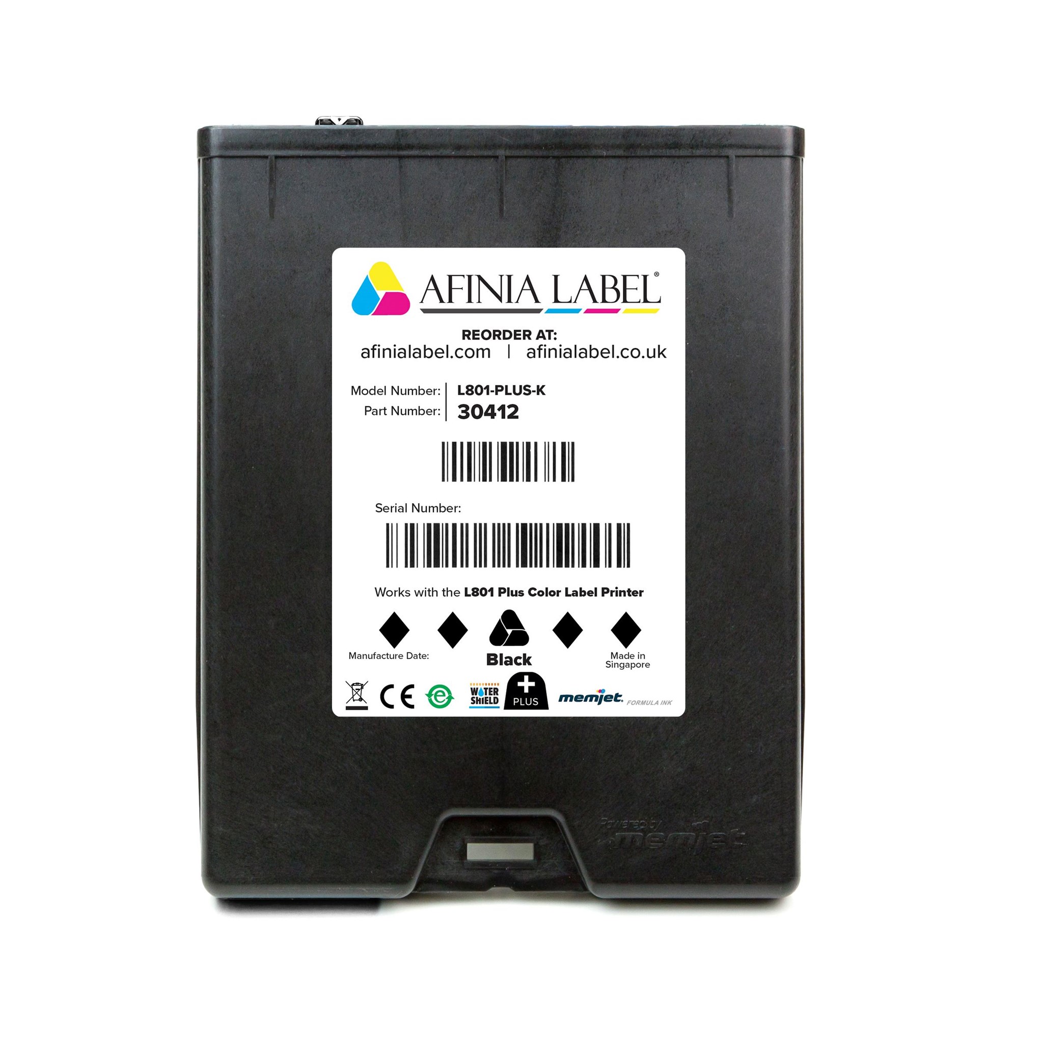 Afbeelding van Afinia L801 Plus zwarte inktcartridge