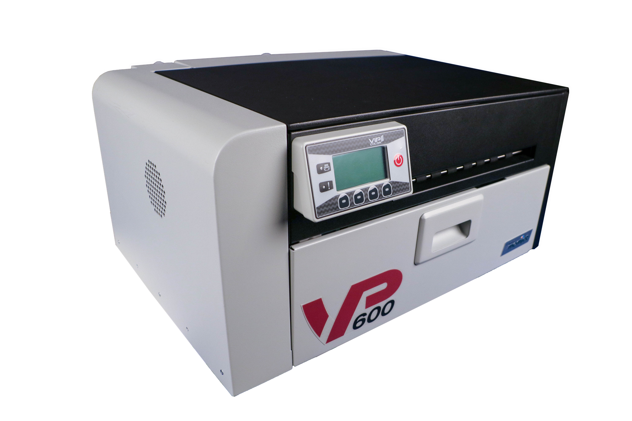 Immagine di Stampante per etichette VIP COLOR VP600 con svolgitore esterno, testina di stampa e set di inchiostri