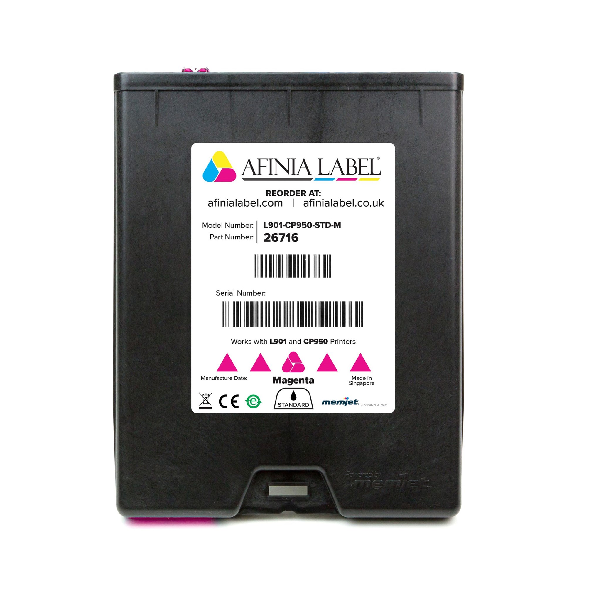 Picture of Afinia L901 Magenta Ink. Cartridge