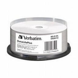 Picture of Blu-ray blank Verbatim DL 50GB (6x) Blu-Ray printable Thermo (25)
