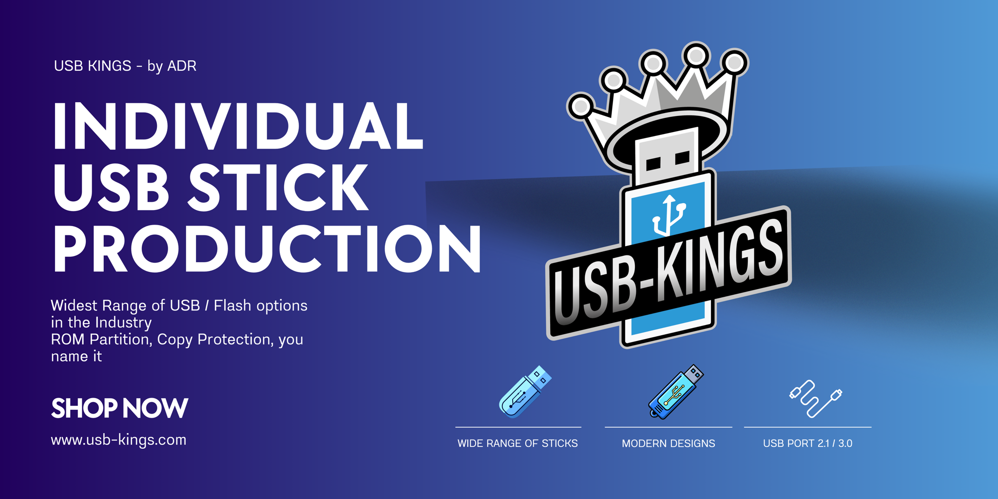 Individual USB Stick production