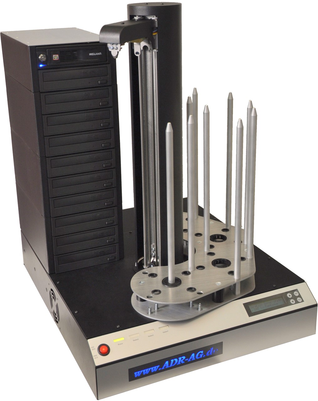 Autoloading Disc Duplicator