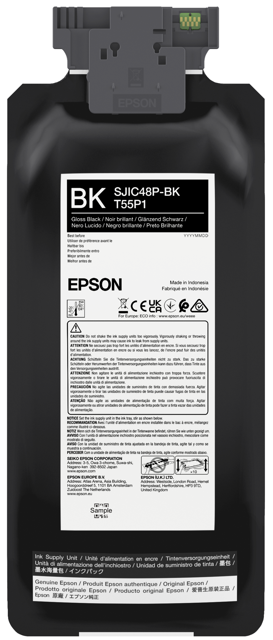 Image de Epson ColorWorks C8000e Black Ink Catridge
