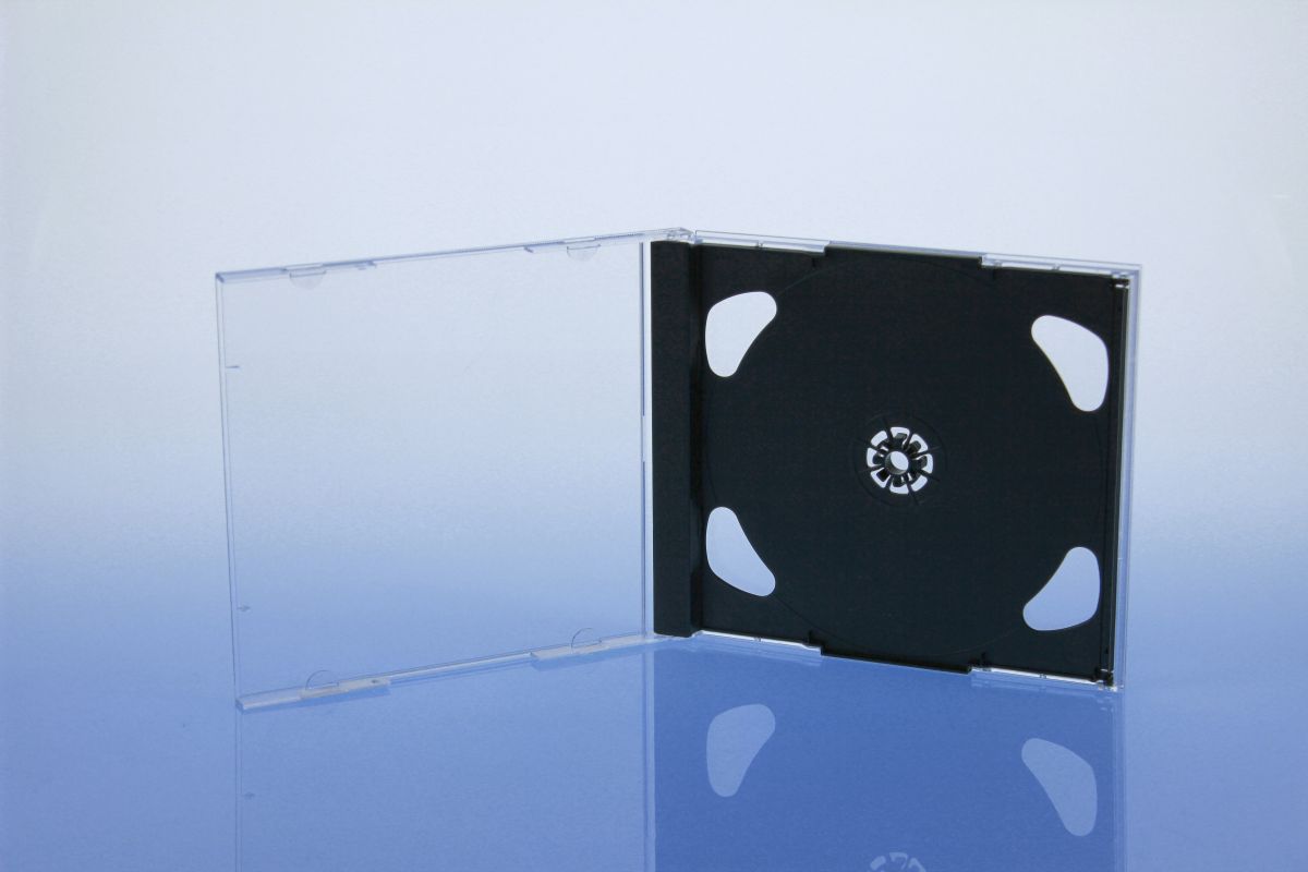 Image de Boîtier Jewel 2 CD avec plateau noir haute qualité
