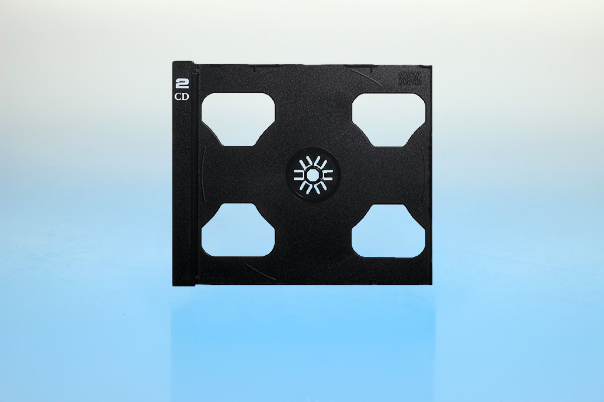 Obraz CD-Tray black highgrade 2CD