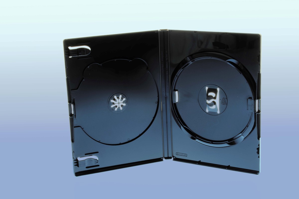 Picture of DVD Box 2 DVDs black highgrade