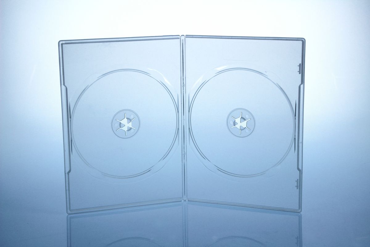 Picture of DVD Box 2 DVDs slimline transparent highgrade