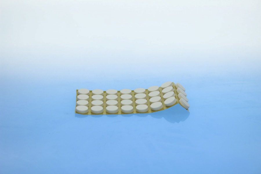 Image de Pastille en mousse rigide blanche pour CD