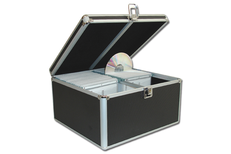 Image de Valisette DJ en aluminium pour 300 CD/DVD