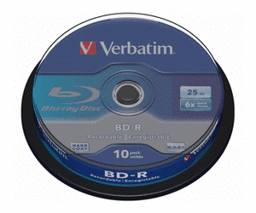 Verbatim Blu-Ray Boşluklar BD-R 25GB (1-6x) içinde 10er Cakebox resmi