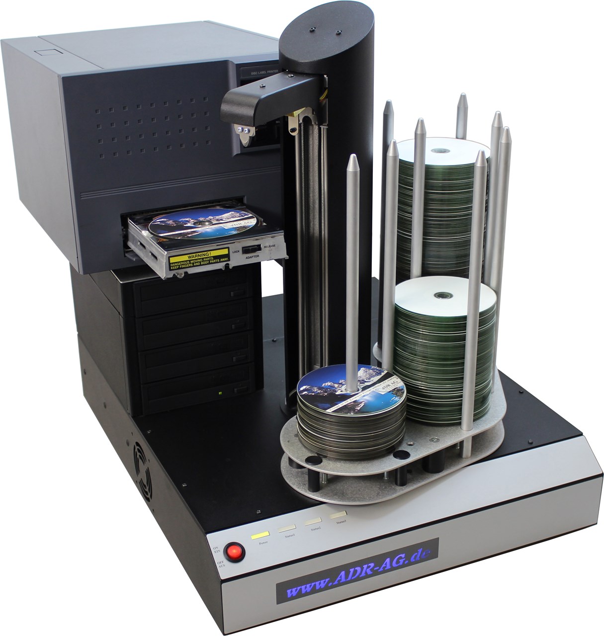 Pilt Cyclone 4 CD/DVD/BD Autoloading Disc Duplicator w TEAC p-55